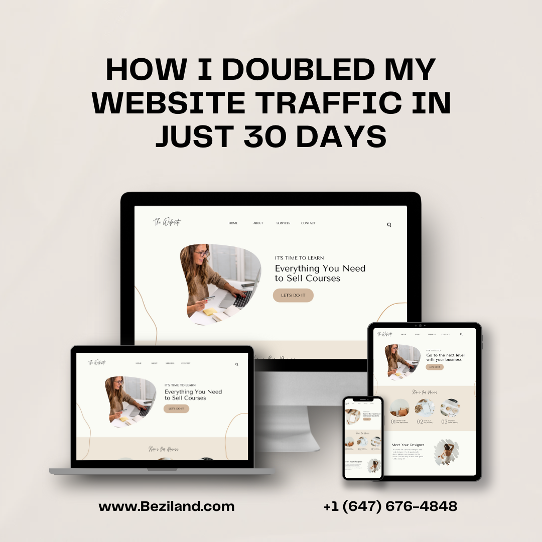 How I Doubled My Website Traffic in Just 30 Days